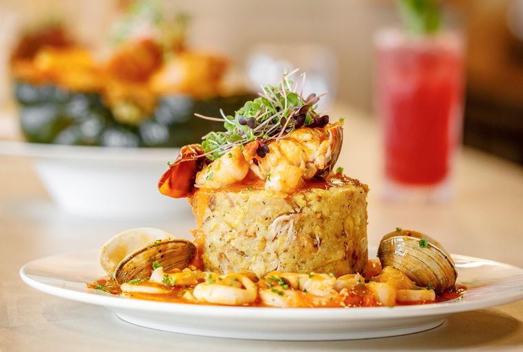 Mofongo de Mariscos Mixtos