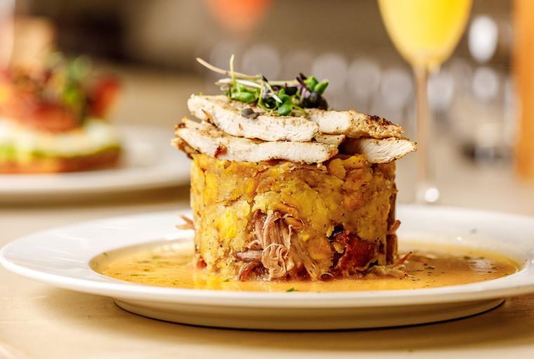 Mofongo de Pollo al Grill