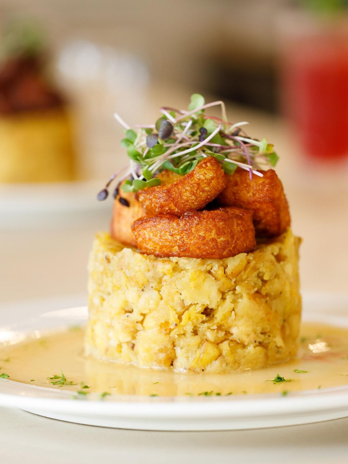 Mofongo de Queso Frito